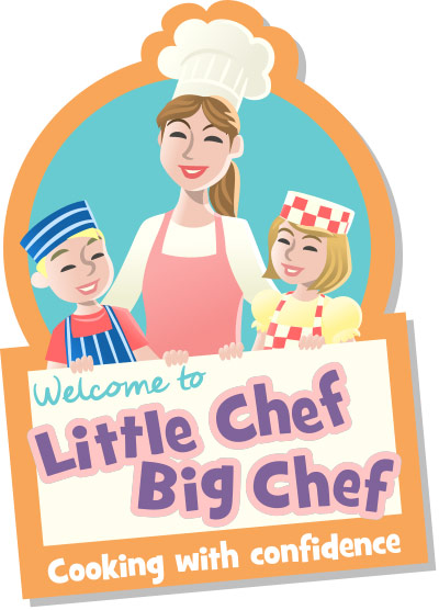 little chef big chef illustrated logo