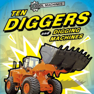 Cool Machines, Diggers book cover design